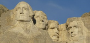 These four American Presidents ARE chiselled in stone!